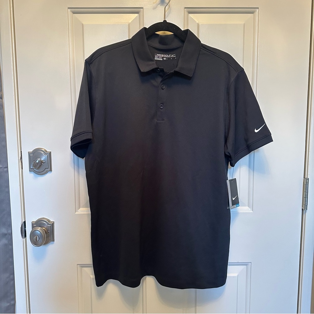 Nike Golf Men's Dri-Fit Black Polo